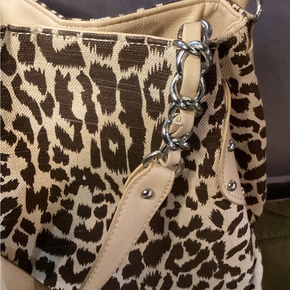 Carlos Santana Large Satchel Animal Print, Leopard, Purse NWOT - Picture 3 of 5
